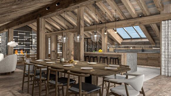 Picture of 5 bedroom chalet for sale.