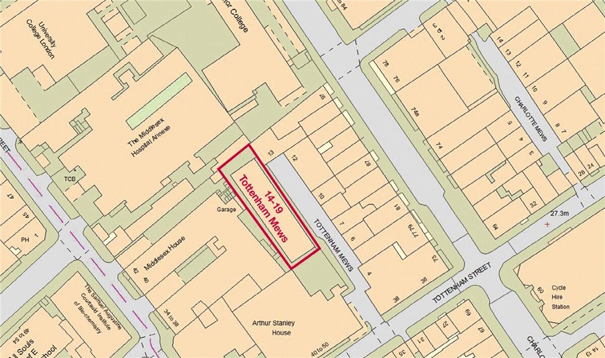 Land for sale in Tottenham Mews, London, W1T RSS170008 Knight Frank