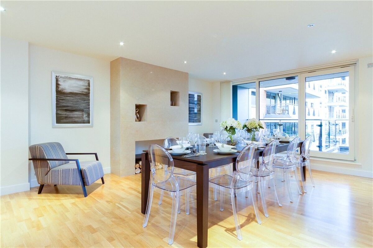 flat for sale in Courtyard House, Imperial Wharf, Lensbury Avenue