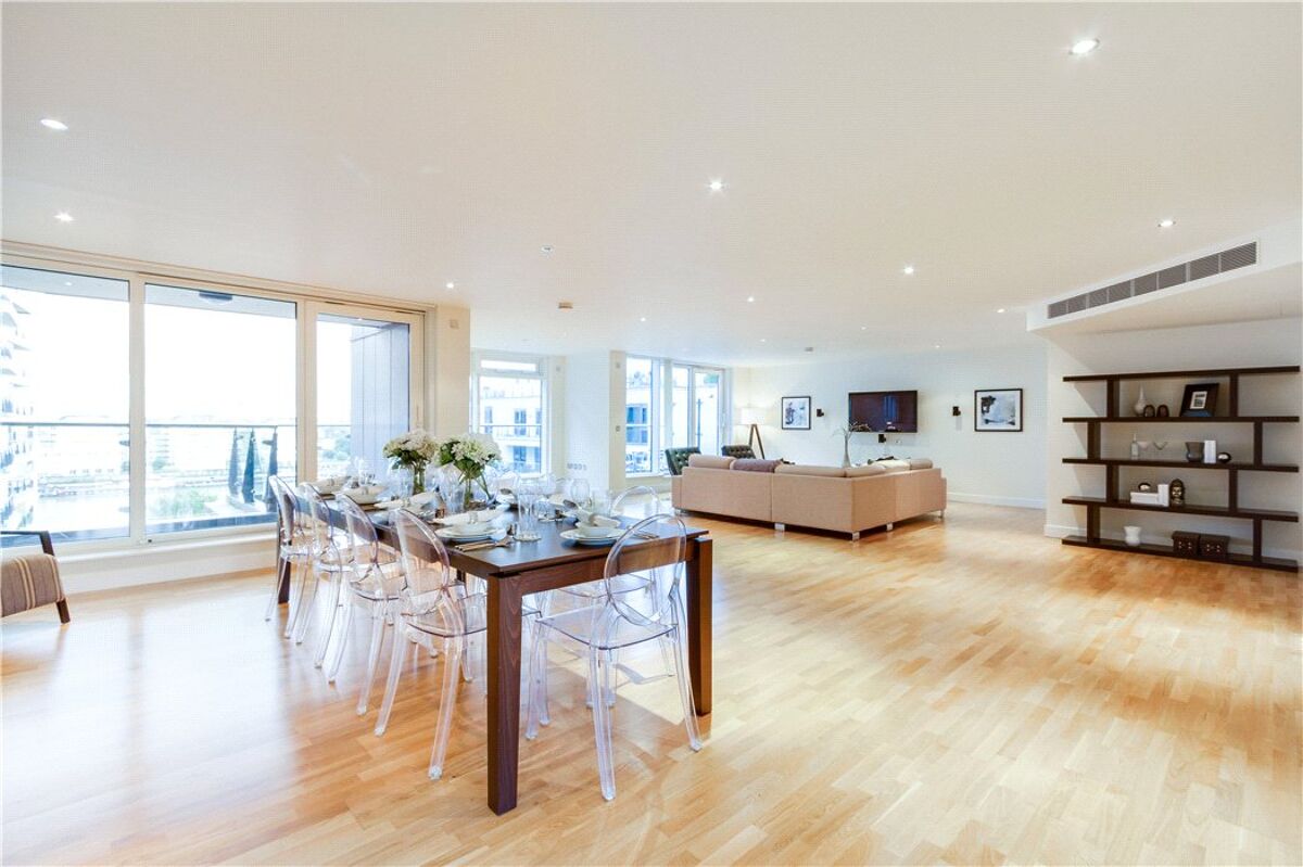 flat for sale in Courtyard House, Imperial Wharf, Lensbury Avenue