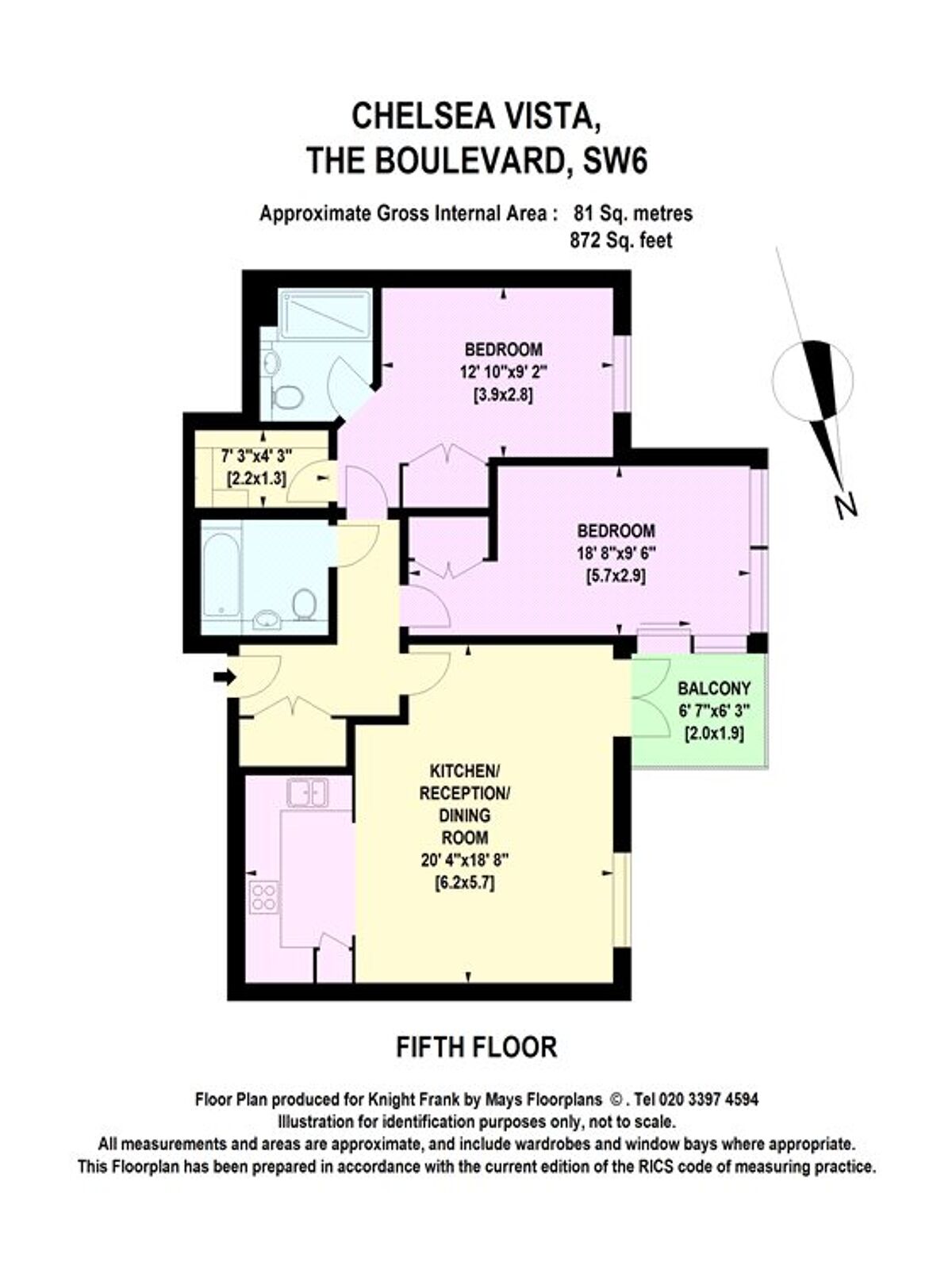 flat for sale in Chelsea Vista, Imperial Wharf, The Boulevard, London