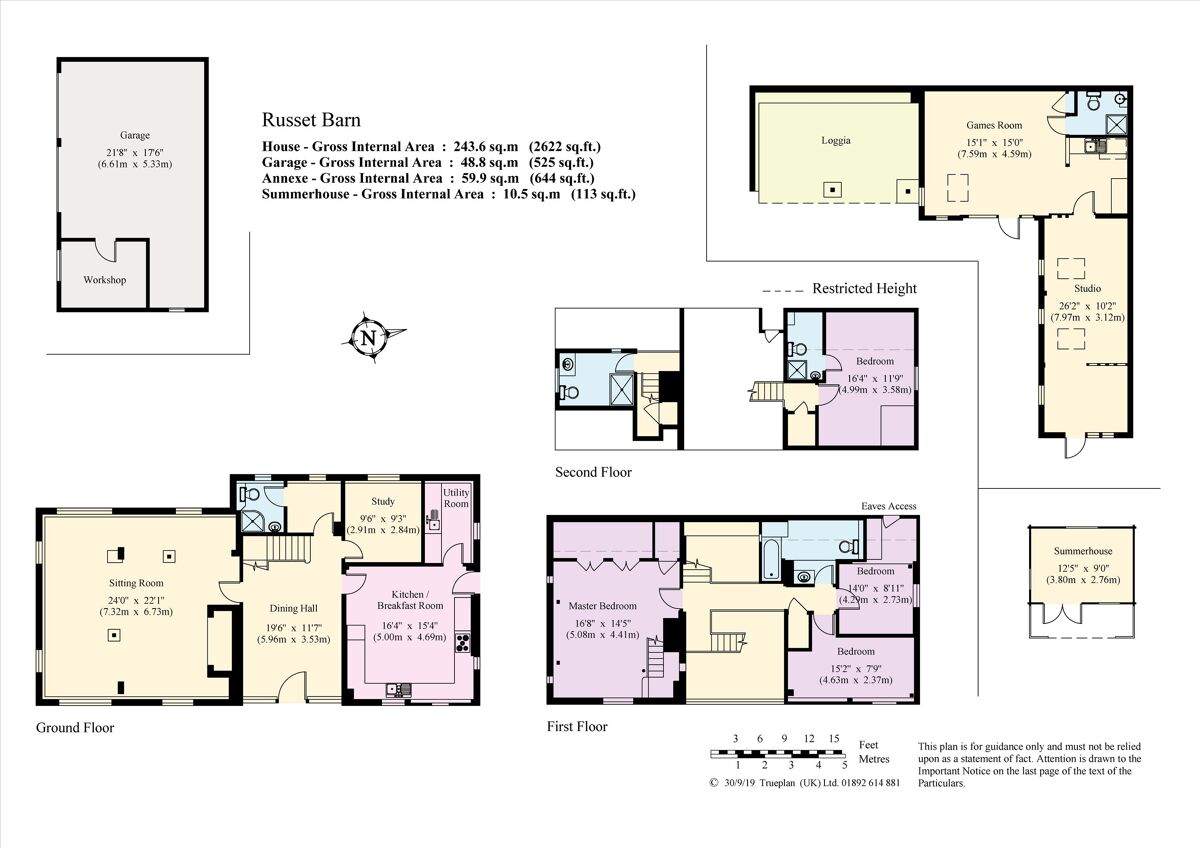 house for sale in Mereworth Farm, Laddingford, Maidstone, Kent, ME18