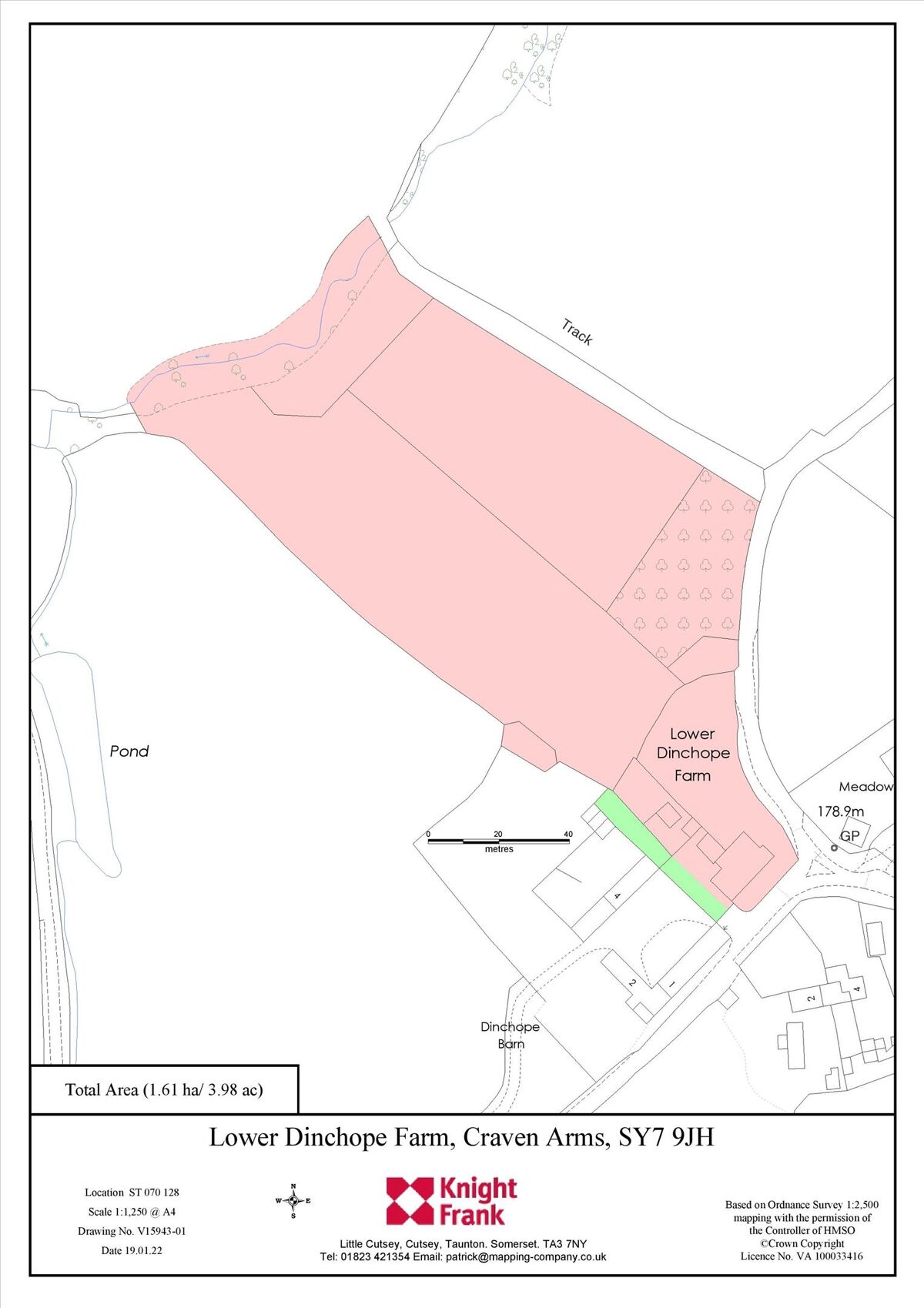 house for sale in Dinchope, Craven Arms, Shropshire, SY7 SHR012126944