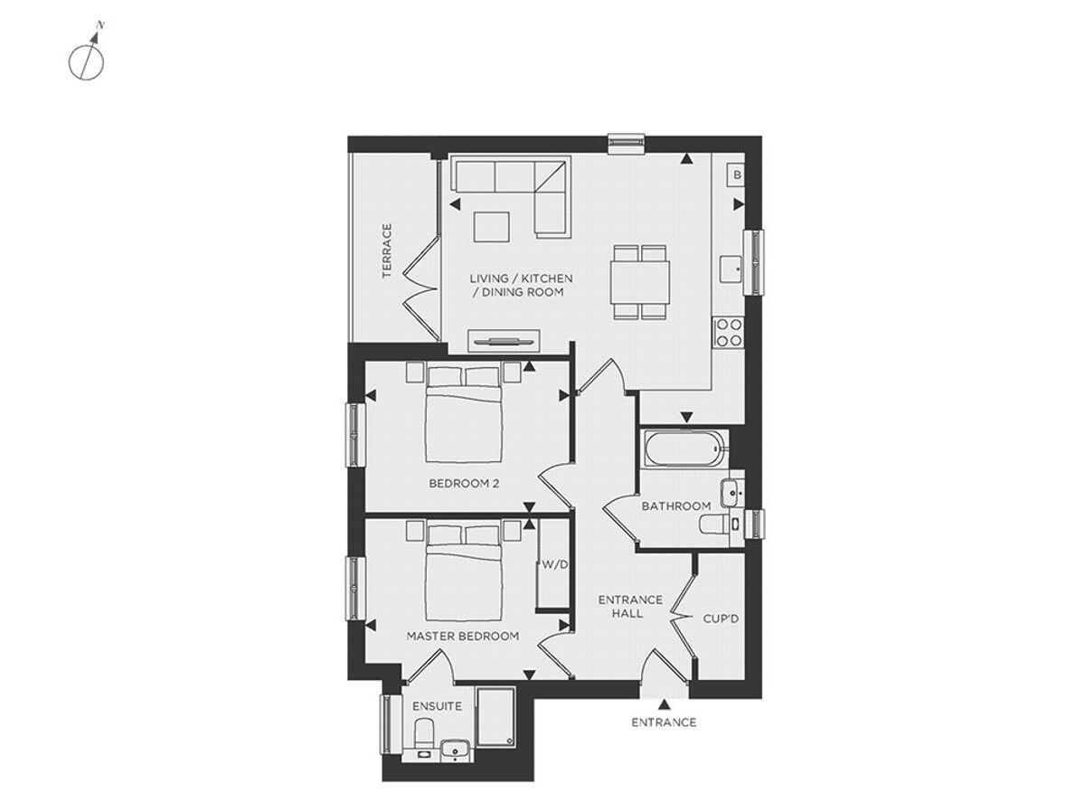 flat for sale in 2 Musgrave Drive, Babraham Road, Cambridge, CB2