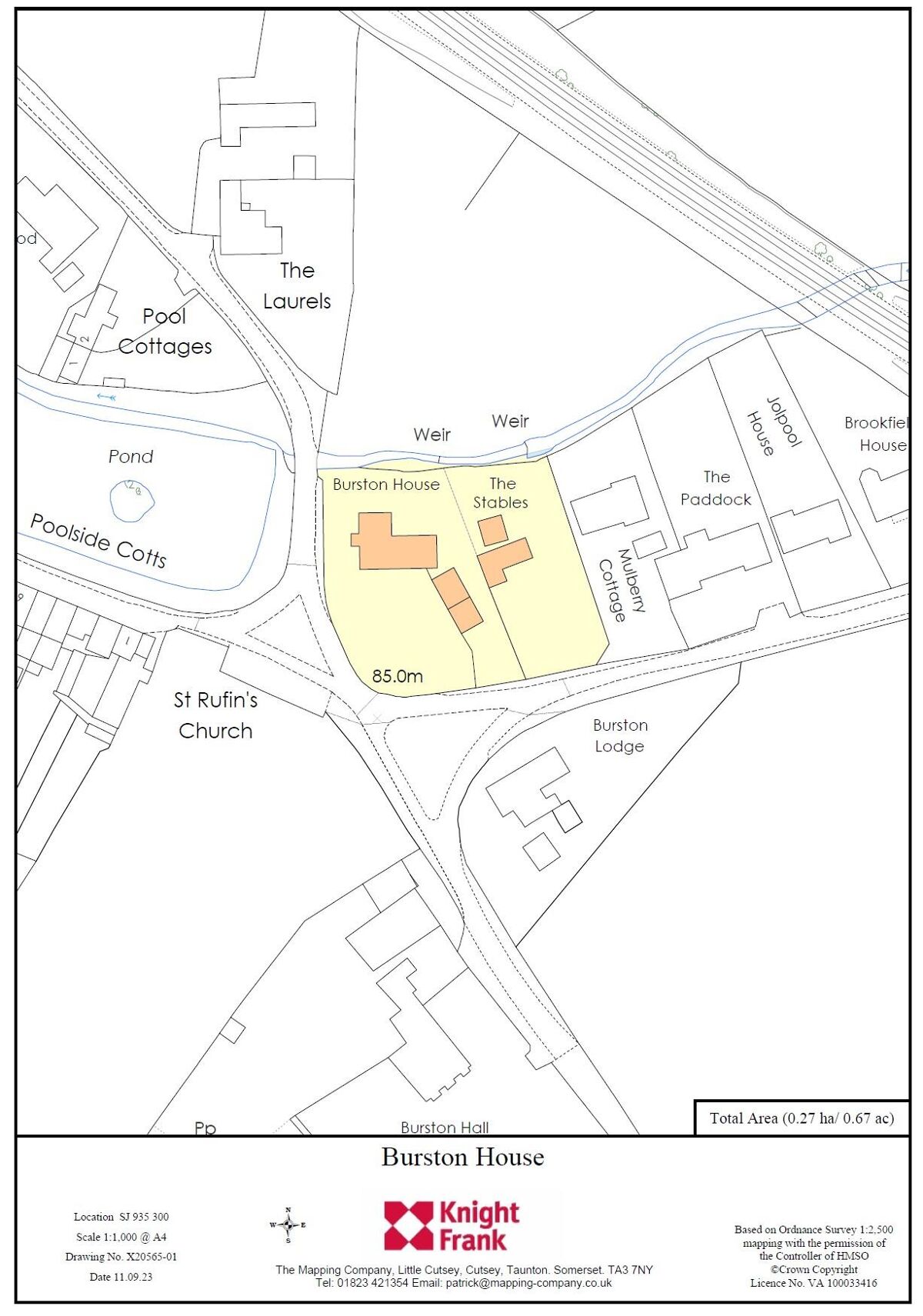 house for sale in Burston House & The Stables, Burston, Stafford