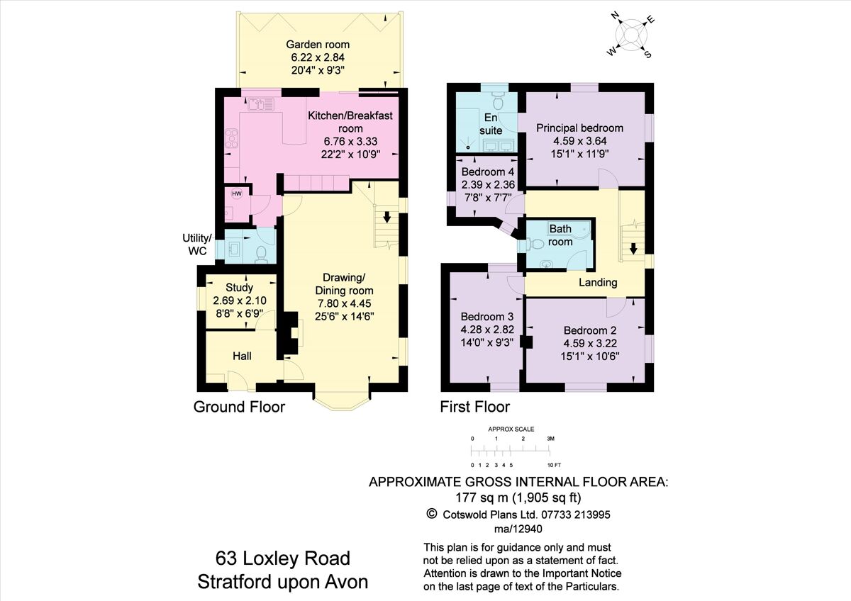 house for sale in Loxley Road, StratforduponAvon, Warwickshire, CV37