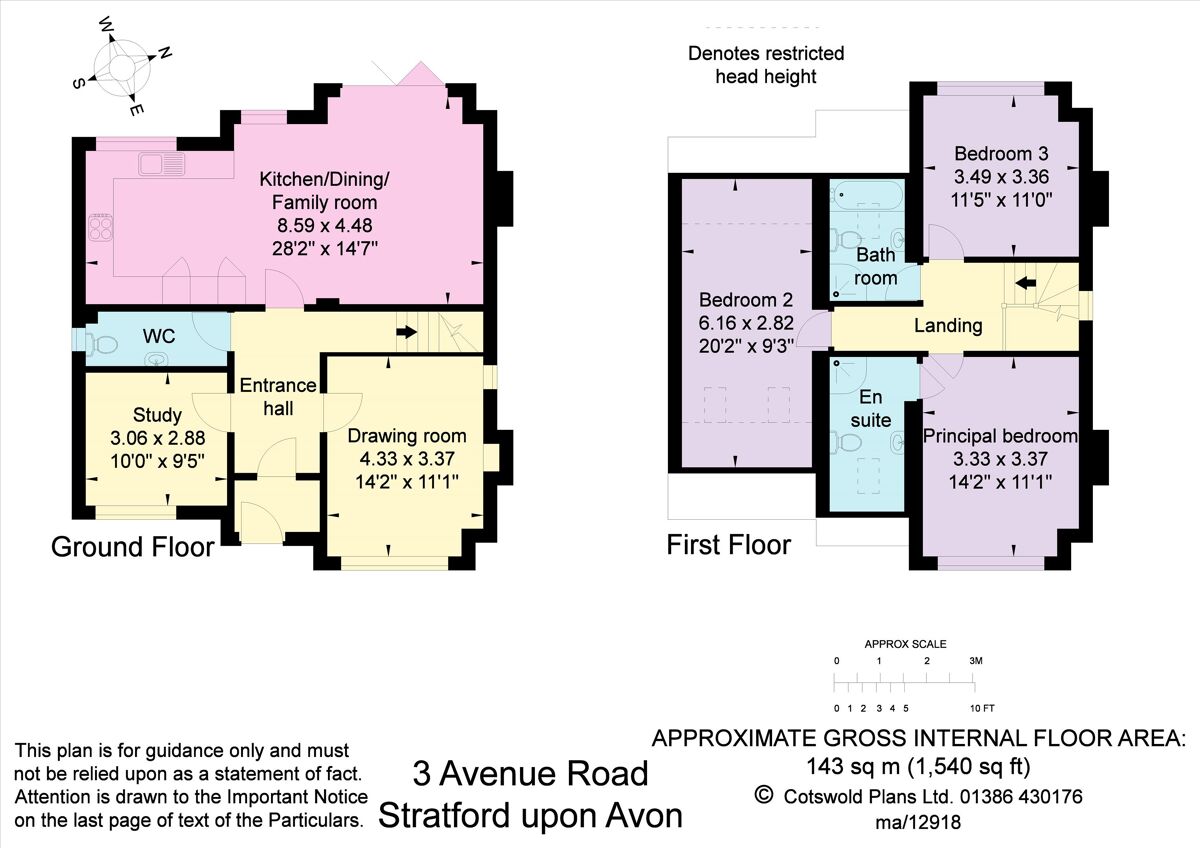 house for sale in Avenue Road, StratforduponAvon, Warwickshire, CV37