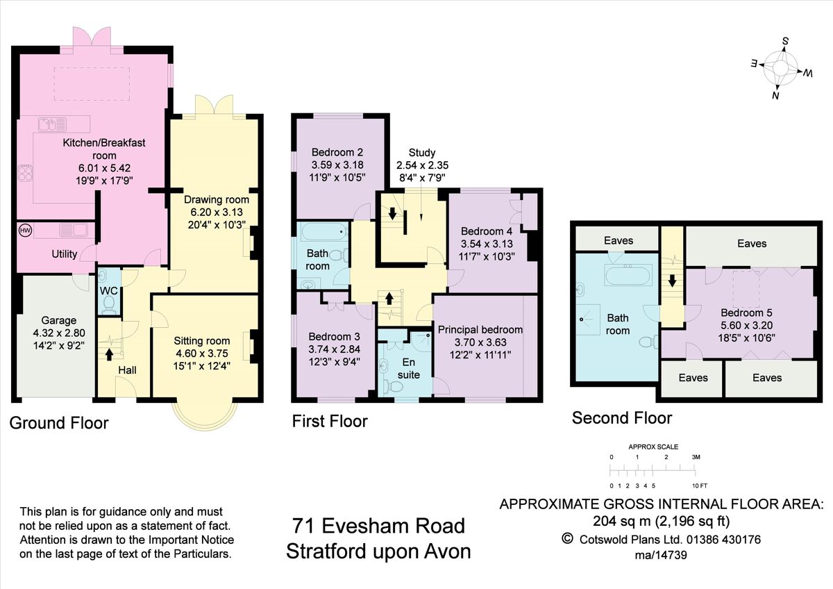 house for sale in Evesham Road, StratforduponAvon, Warwickshire, CV37