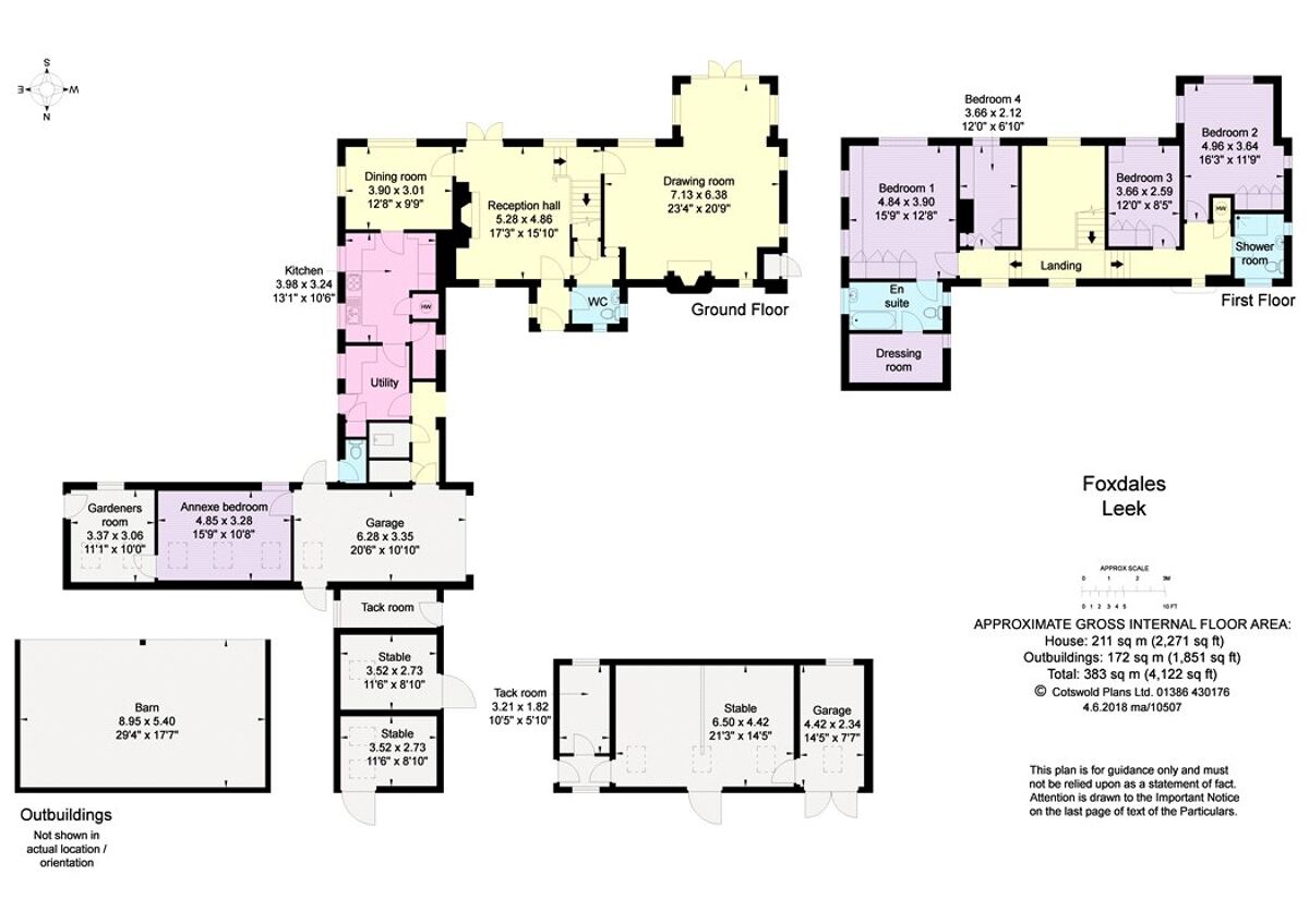 house for sale in Cheddleton Heath Road, Leek, Staffordshire, ST13 STR180159 Knight Frank