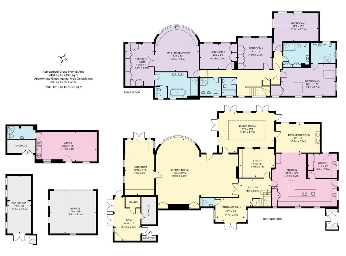 house for sale in Tite Hill, Englefield Green, Surrey, TW20