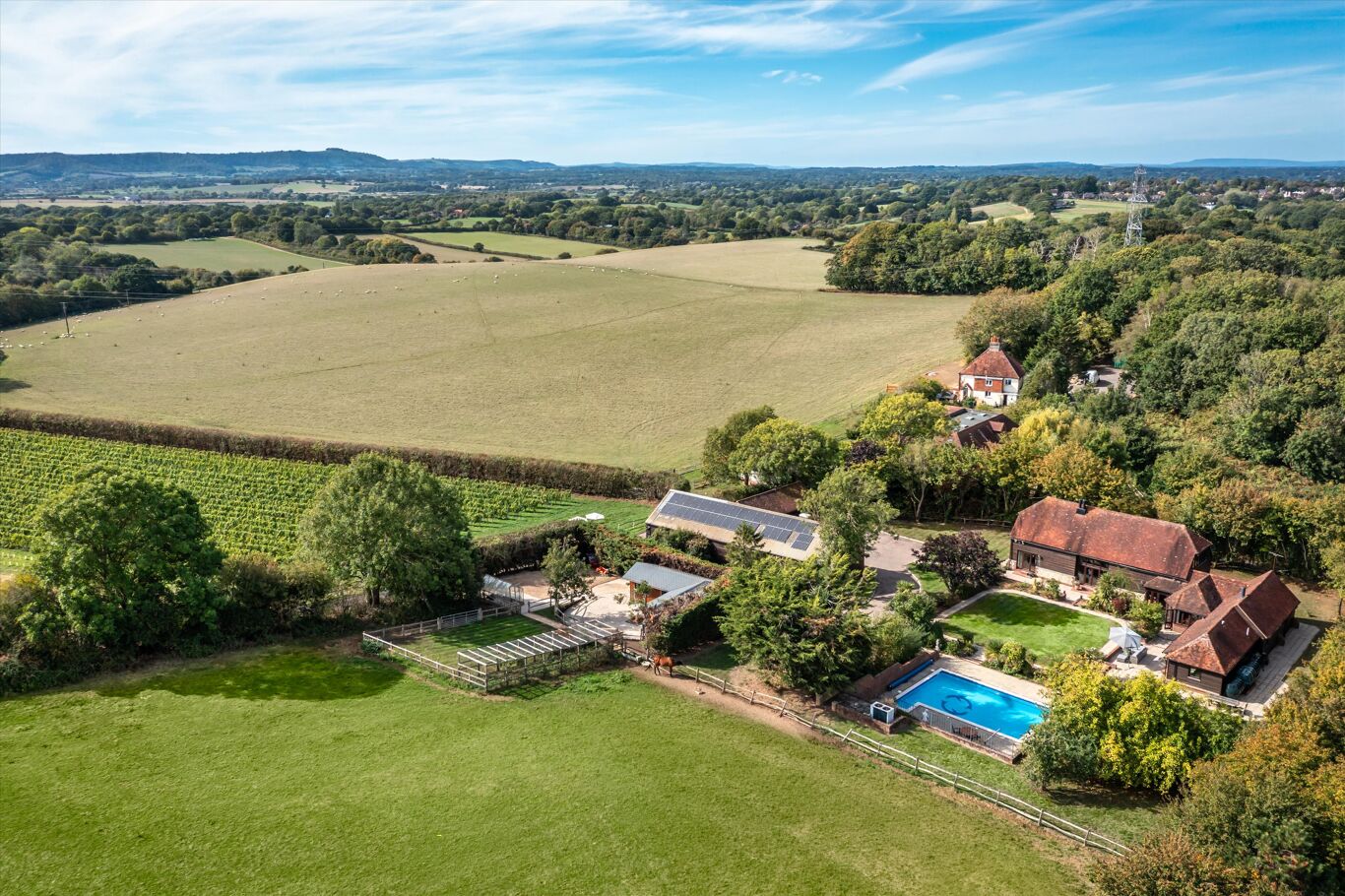 Image of Hundred Steddle Barn and Woodmancote Vineyard, Henfield, West Sussex BN5