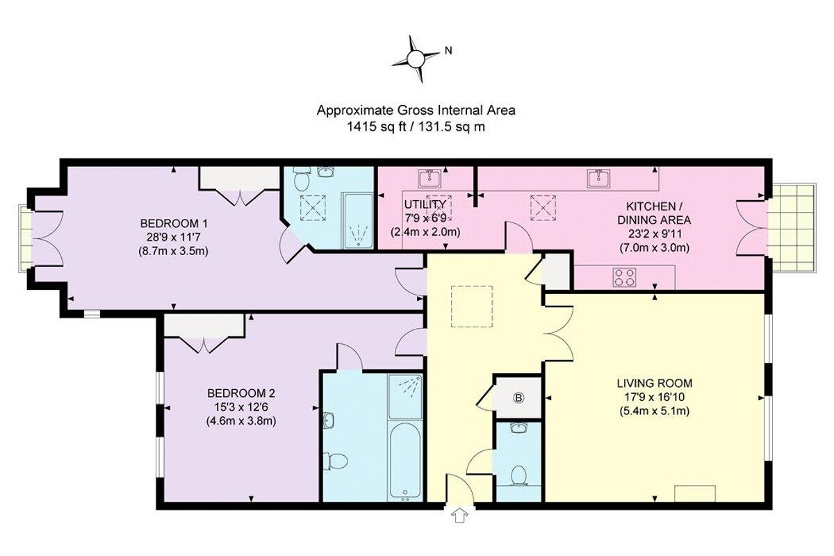 flat for sale in Flockton House, Whittets Ait, Weybridge, Surrey, KT13 WBE190139 Knight Frank