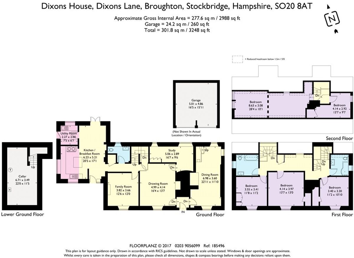 house for sale in Dixons Lane, Broughton, Stockbridge, Hampshire, SO20