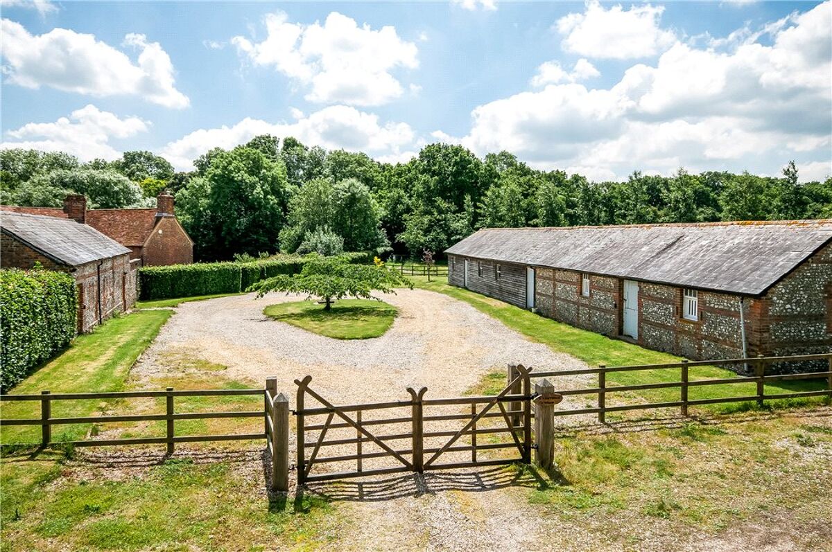 house for sale in Bradley Wood Farmhouse, Dunley, Whitchurch, Hampshire