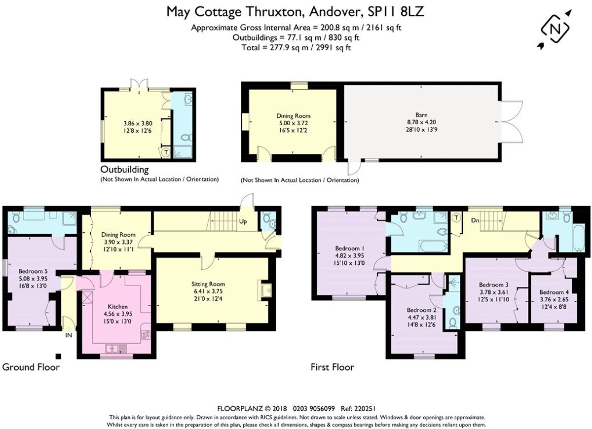 house for sale in Village Street, Thruxton, Andover, Hampshire, SP11