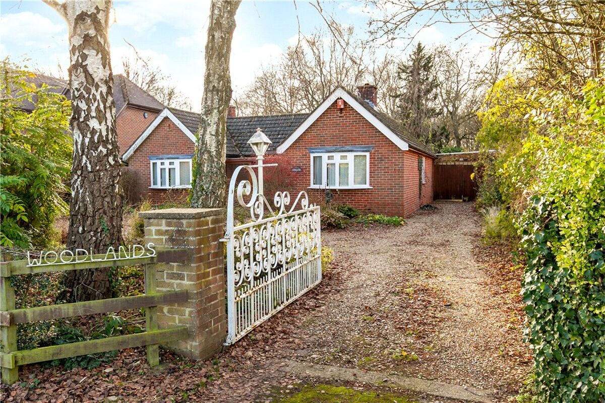 bungalow for sale in Station Road, Chilbolton, Stockbridge, Hampshire