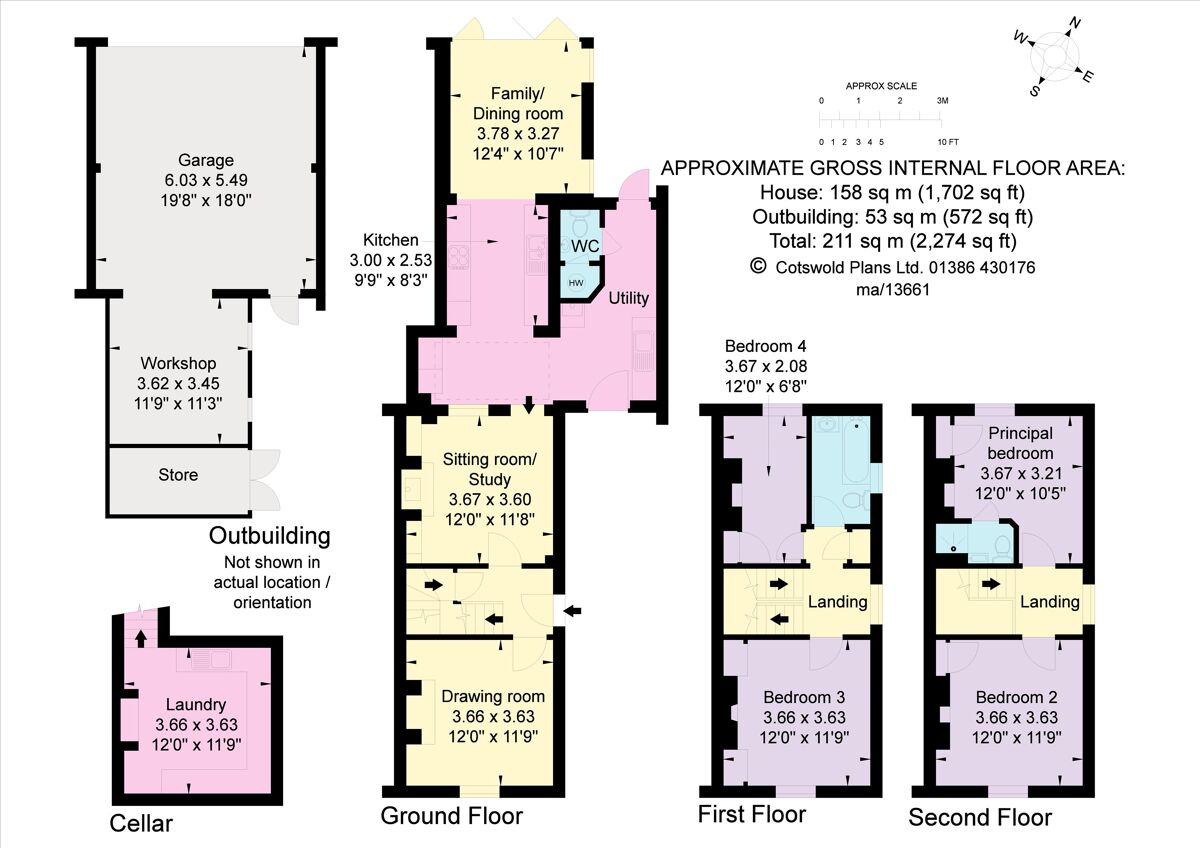 house for sale in Barbourne Terrace, Worcester, Worcestershire, WR1