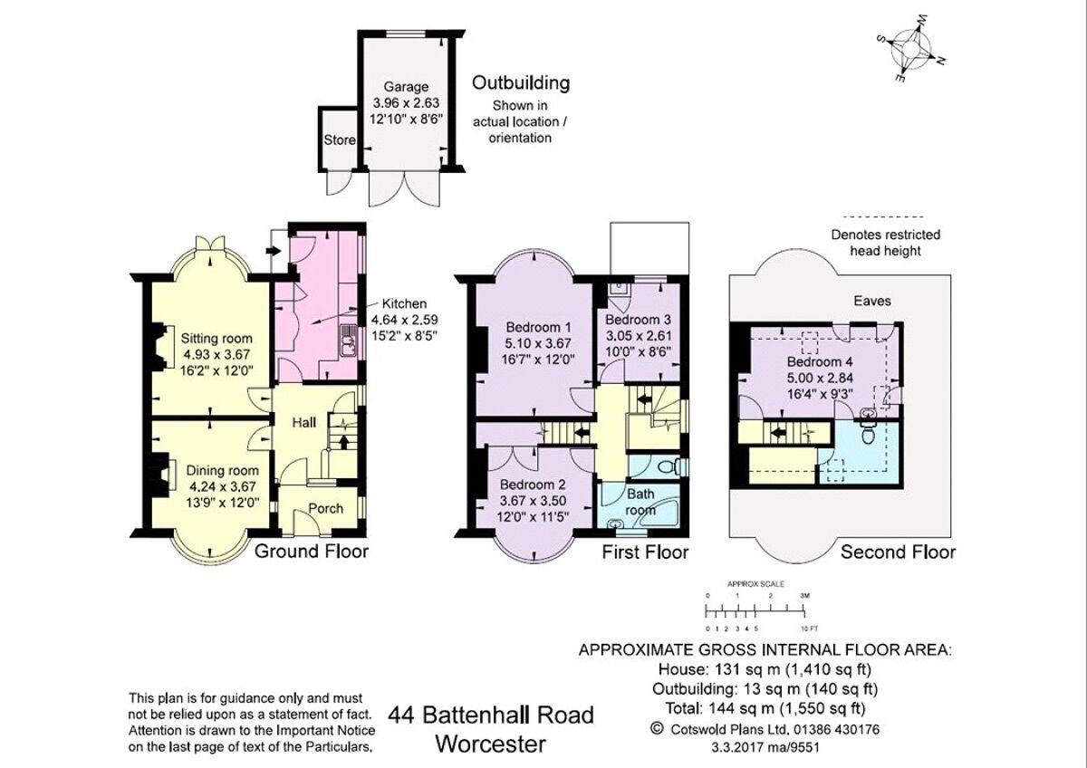 house for sale in Battenhall Road, Worcester, Worcestershire, WR5