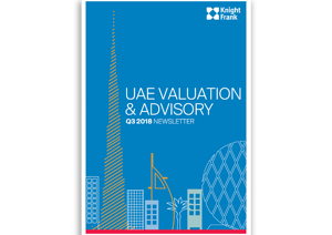 UAE Valuation & Advisory NewsletterUAE Valuation & Advisory Newsletter - Q3 2018