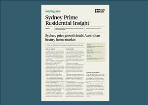 Sydney Prime Residential InsightSydney Prime Residential Insight - Q4 2023