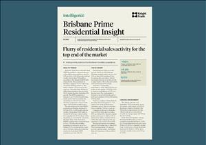 Brisbane Prime Residential InsightBrisbane Prime Residential Insight - Q3 2023