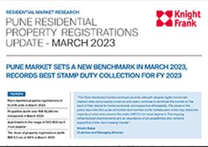 Pune Residential Property Registrations Update: MarPune Residential Property Registrations Update: Mar - 2023
