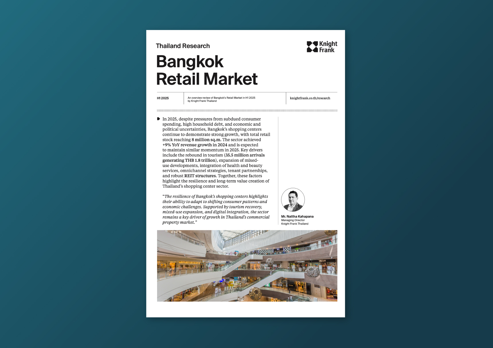 Bangkok Retail Market - 1H 2025